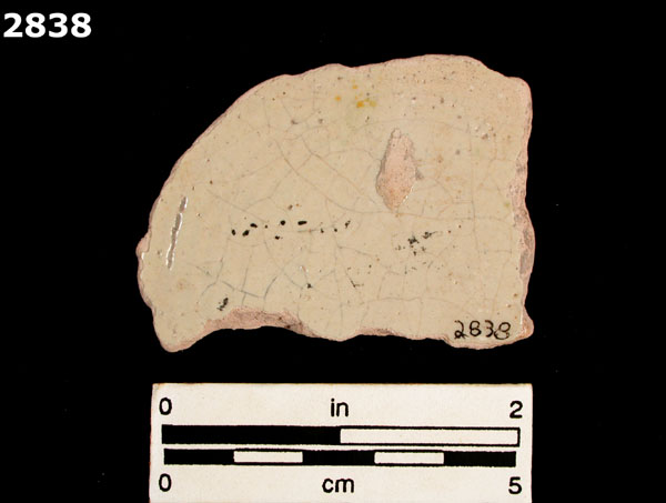 SANTA MARIA POLYCHROME specimen 2838 rear view