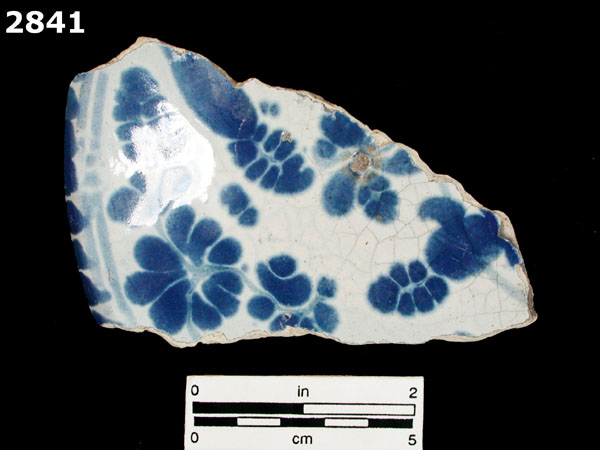 PUEBLA BLUE ON WHITE specimen 2841 