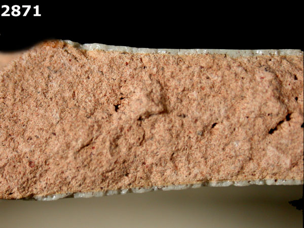 MEXICO CITY WHITE-VARIETY 1 specimen 2871 side view