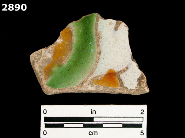 CUERDA SECA specimen 2890 front view