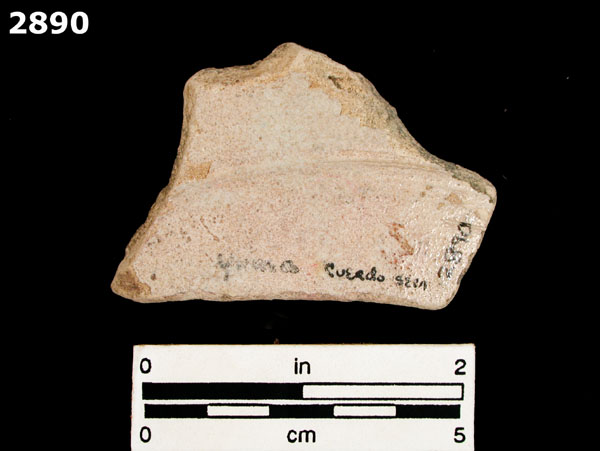 CUERDA SECA specimen 2890 rear view