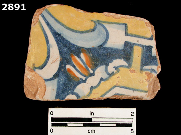 PISANO-STYLE TILE specimen 2891 