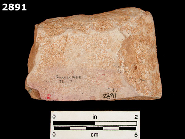 PISANO-STYLE TILE specimen 2891 rear view