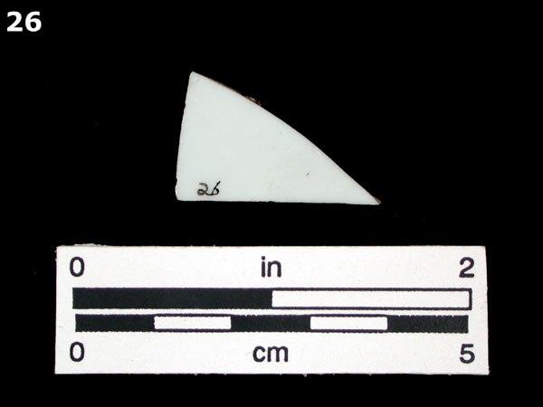 PORCELAIN, CHINESE IMARI specimen 26 rear view