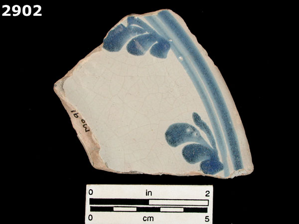 PUEBLA BLUE ON WHITE specimen 2902 
