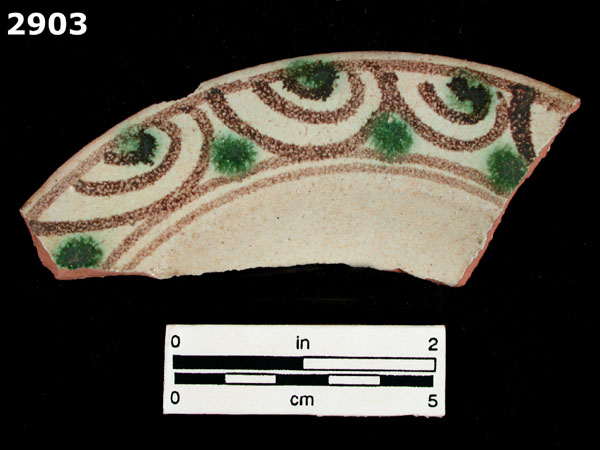 PANAMA POLYCHROME-TYPE A specimen 2903 front view