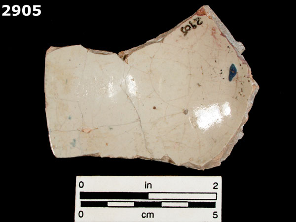 PUEBLA POLYCHROME specimen 2905 rear view