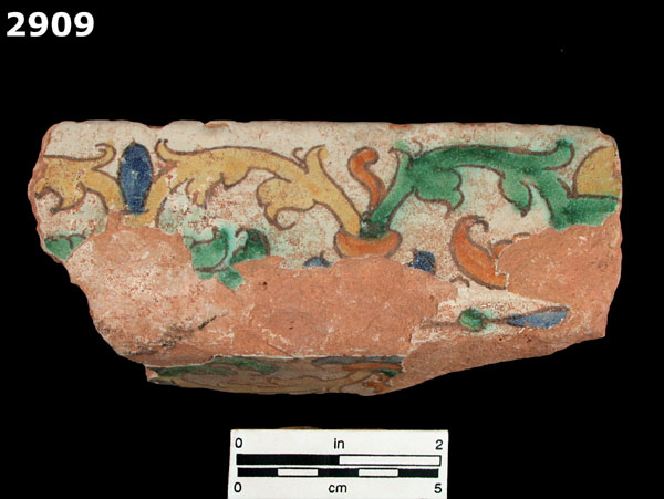 PISANO-STYLE TILE specimen 2909 