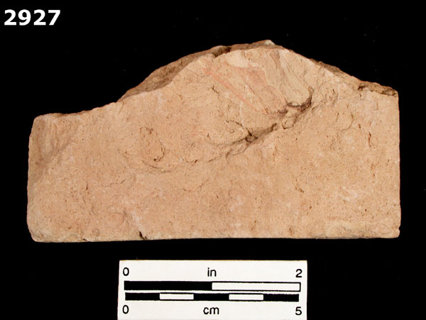 CUENCA TILE-TYPE A specimen 2927 rear view