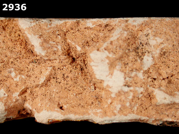 CUENCA TILE-TYPE B specimen 2936 side view