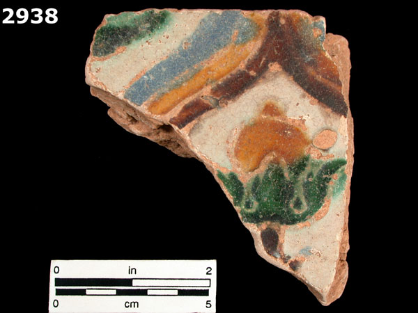 CUENCA TILE-TYPE B specimen 2938 front view