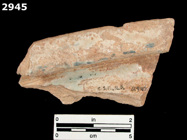 BLUE-GREEN BACIN specimen 2945 rear view