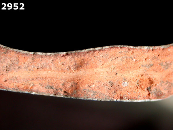 PANAMA BLUE ON WHITE specimen 2952 side view