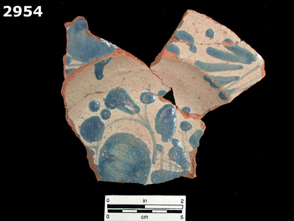 SAN LUIS BLUE ON WHITE specimen 2954 