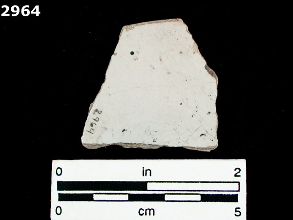 SAN ELIZARIO POLYCHROME specimen 2964 rear view
