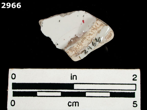 SAN AGUSTIN BLUE ON WHITE specimen 2966 rear view