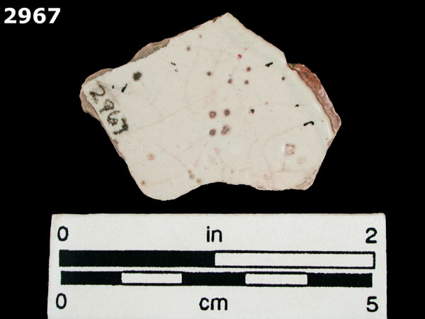 PUEBLA POLYCHROME specimen 2967 rear view