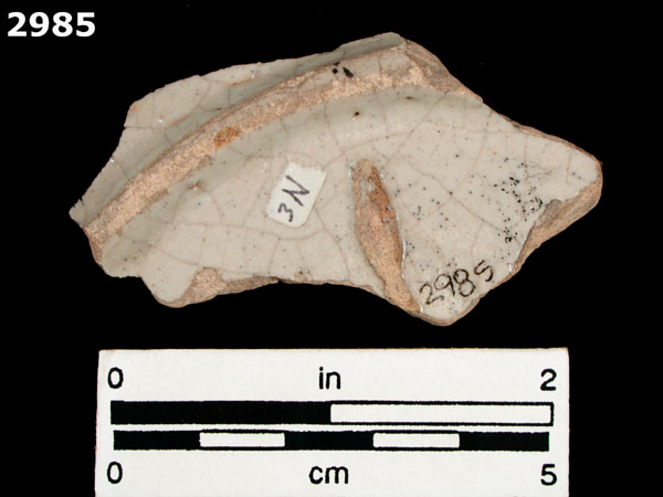 PUEBLA POLYCHROME specimen 2985 rear view