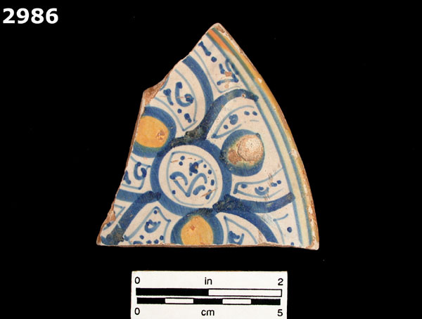 MONTELUPO POLYCHROME specimen 2986 