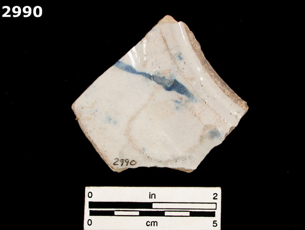 ICHTUCKNEE BLUE ON WHITE specimen 2990 rear view