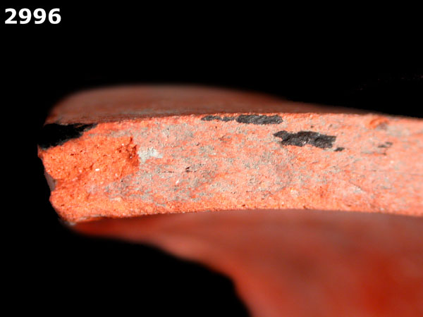 ORANGE MICACEOUS specimen 2996 side view