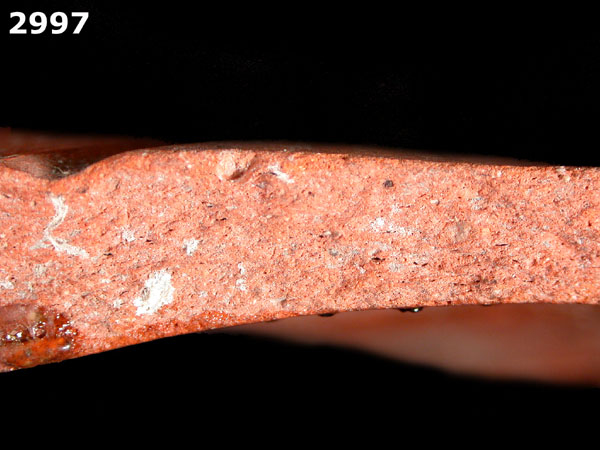ORANGE MICACEOUS specimen 2997 side view
