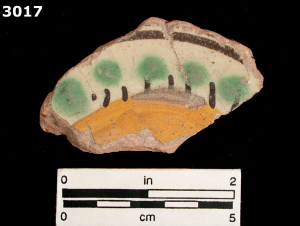 AUCILLA POLYCHROME specimen 3017 front view