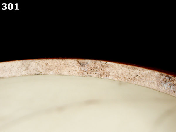 ANNULAR WARE, MARBELIZED specimen 301 side view