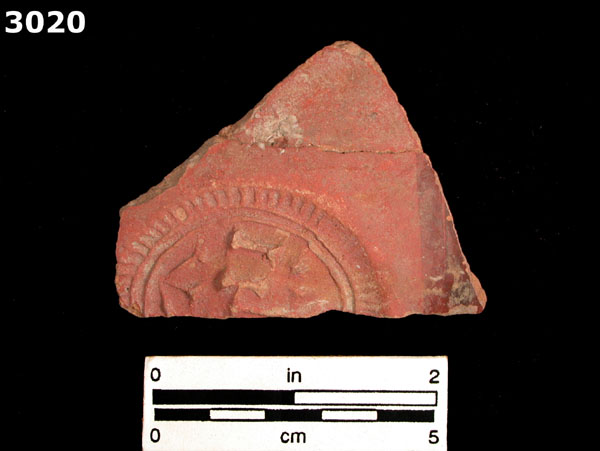 FELDSPAR-INLAID REDWARE specimen 3020 