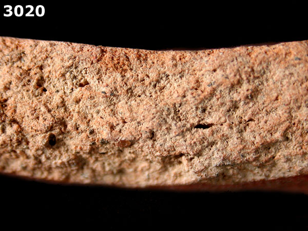 FELDSPAR-INLAID REDWARE specimen 3020 side view