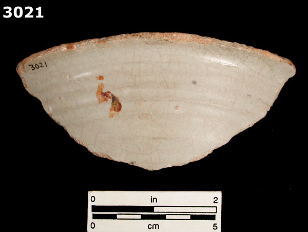 MEXICO CITY GREEN ON CREAM specimen 3021 rear view