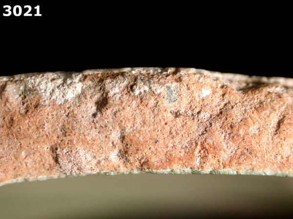 MEXICO CITY GREEN ON CREAM specimen 3021 side view