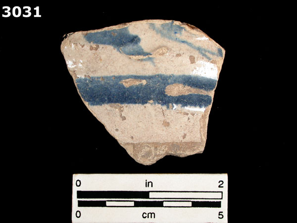 SANTO DOMINGO BLUE ON WHITE specimen 3031 front view