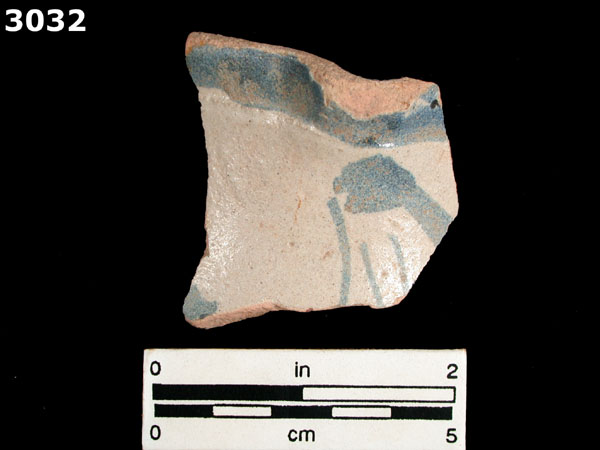 SANTO DOMINGO BLUE ON WHITE specimen 3032 front view
