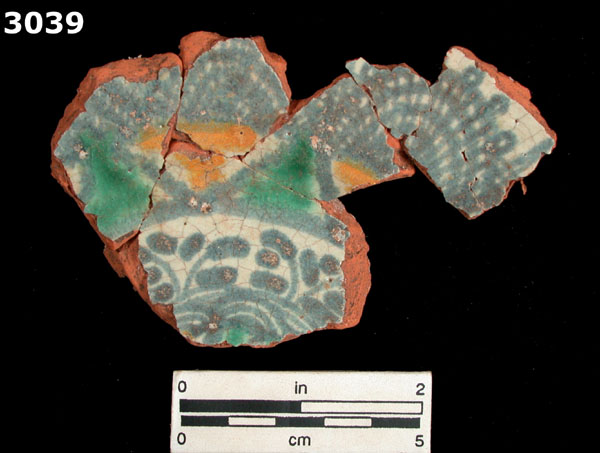 PANAMA POLYCHROME-TYPE B specimen 3039 front view