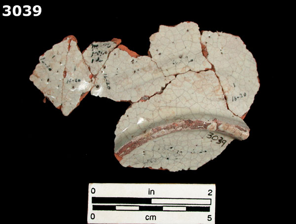 PANAMA POLYCHROME-TYPE B specimen 3039 rear view