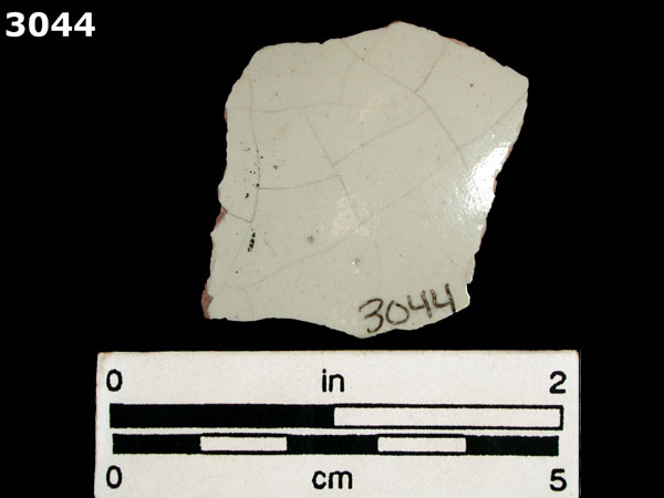 UNIDENTIFIED POLYCHROME MAJOLICA, MEXICO CITY TRADITION specimen 3044 rear view