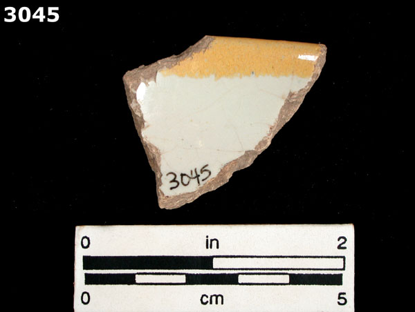 UNIDENTIFIED POLYCHROME MAJOLICA, MEXICO CITY TRADITION specimen 3045 rear view