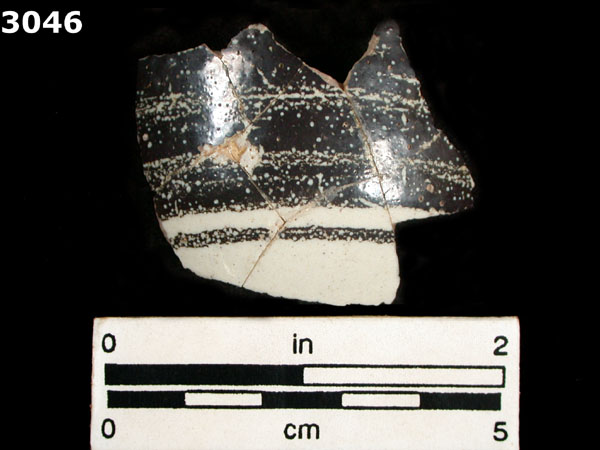 TETEPANTLA BLACK ON WHITE specimen 3046 front view