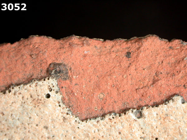 PANAMA BLUE ON WHITE specimen 3052 side view