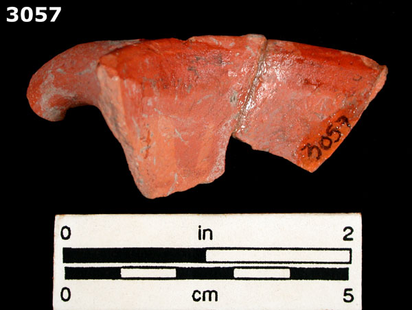 ORANGE MICACEOUS specimen 3057 rear view