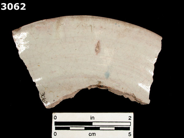 SAN LUIS BLUE ON WHITE specimen 3062 rear view