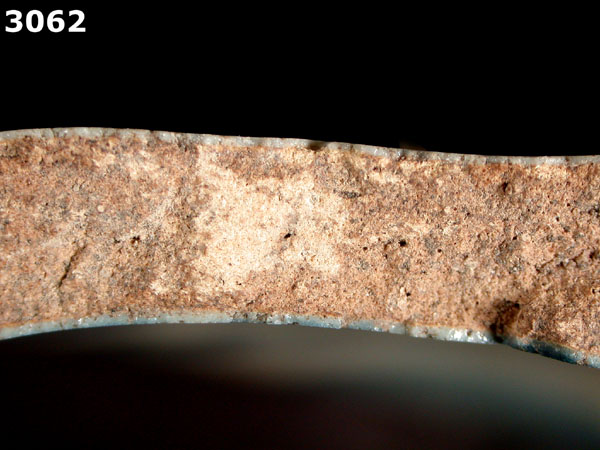 SAN LUIS BLUE ON WHITE specimen 3062 side view