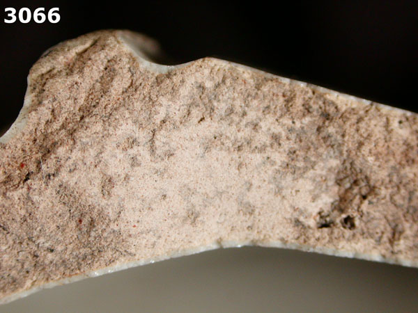 PUEBLA BLUE ON WHITE specimen 3066 side view