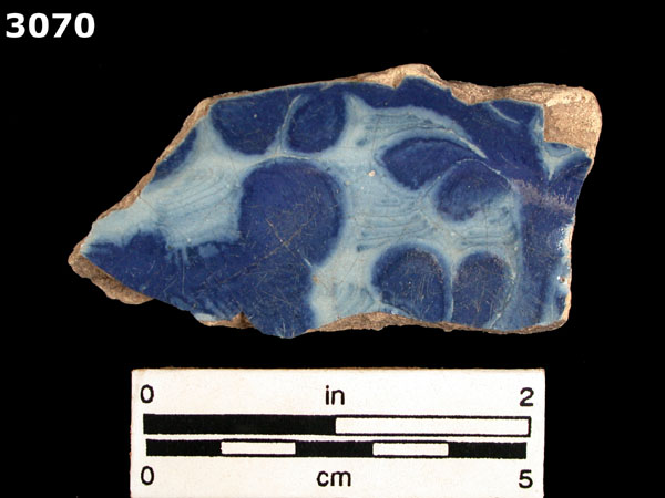 SAN AGUSTIN BLUE ON WHITE specimen 3070 front view