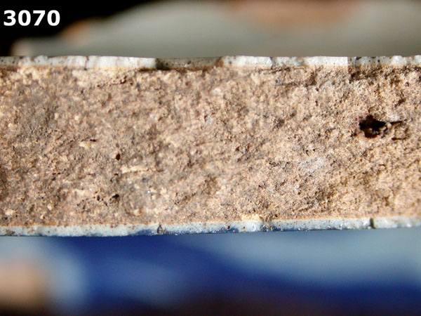 SAN AGUSTIN BLUE ON WHITE specimen 3070 side view