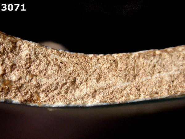 SAN AGUSTIN BLUE ON WHITE specimen 3071 side view