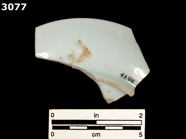 PORCELAIN, CHINESE IMARI specimen 3077 rear view