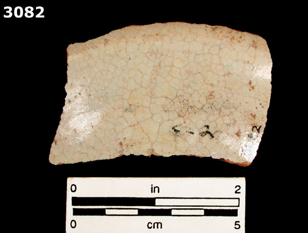 PANAMA BLUE ON WHITE specimen 3082 rear view