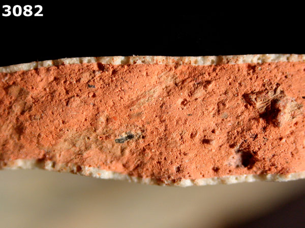 PANAMA BLUE ON WHITE specimen 3082 side view